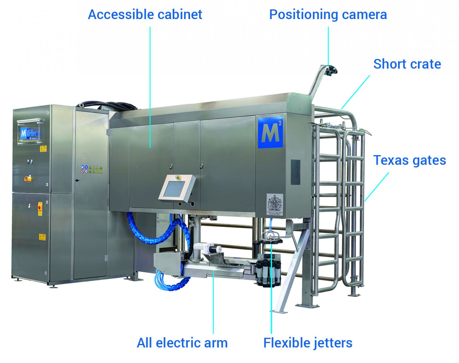 M²ERLIN robot with features M²ERLIN robot with features