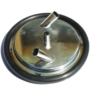 Deksel vir emmer 3 inlate s/s with rubber