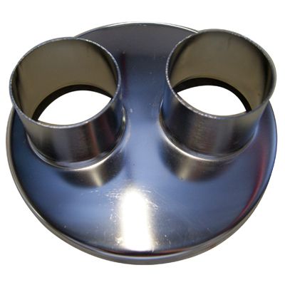 Lid for End Unit with 2 inlets of 75mm